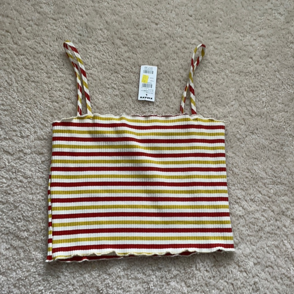 Striped tube top